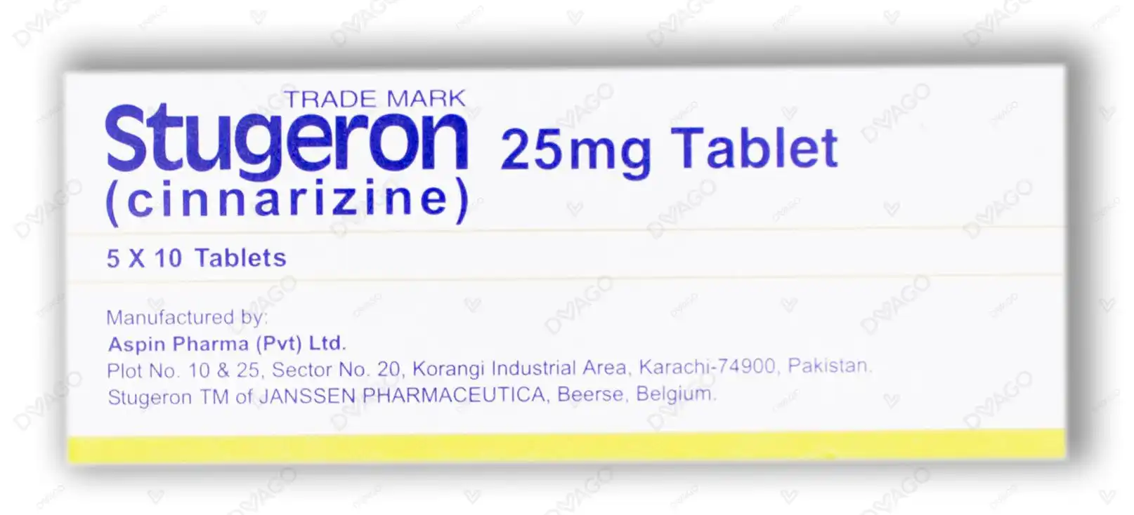 Stugeron Tablets 25 Mg